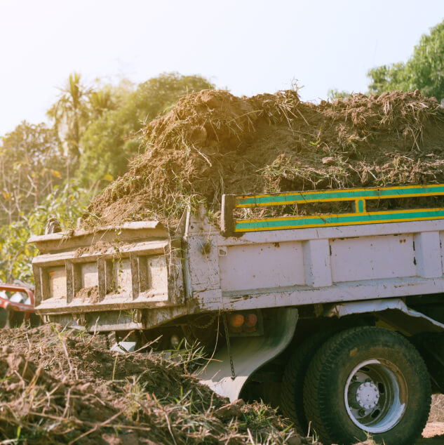 transport odpadów zielonych